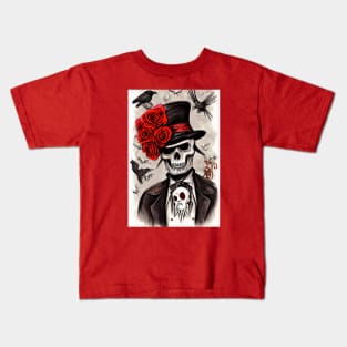 Emerson! Steampunk Skull Kids T-Shirt